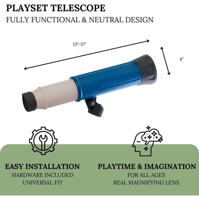 Telescope Playset Accessory - Blue - Outdoor Games - 2