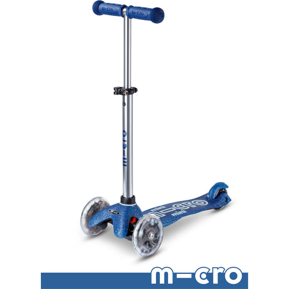 Mini Deluxe Glitter LED Navy - Scooters - 1