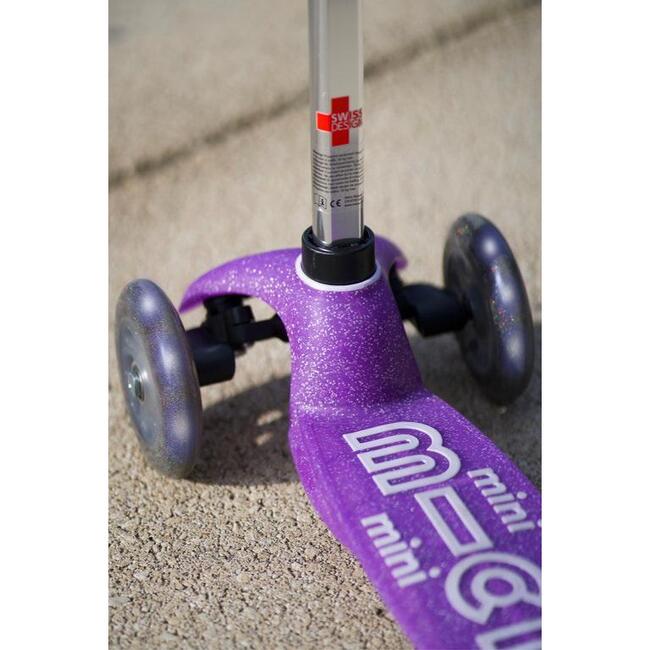 Mini Deluxe Glitter LED Purple - Scooters - 2