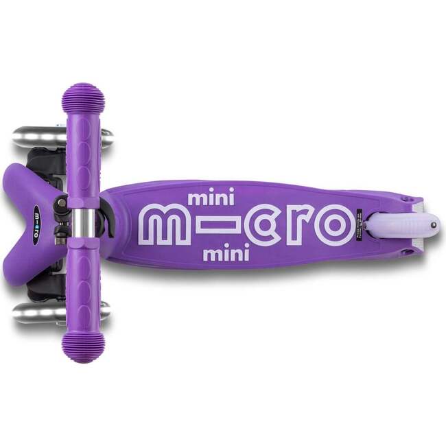 Mini Deluxe Foldable LED Purple - Scooters - 5