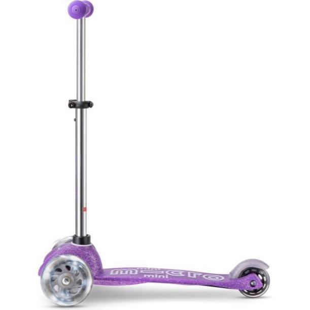 Mini Deluxe Glitter LED Purple - Scooters - 5