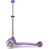 Mini Deluxe Glitter LED Purple - Scooters - 5