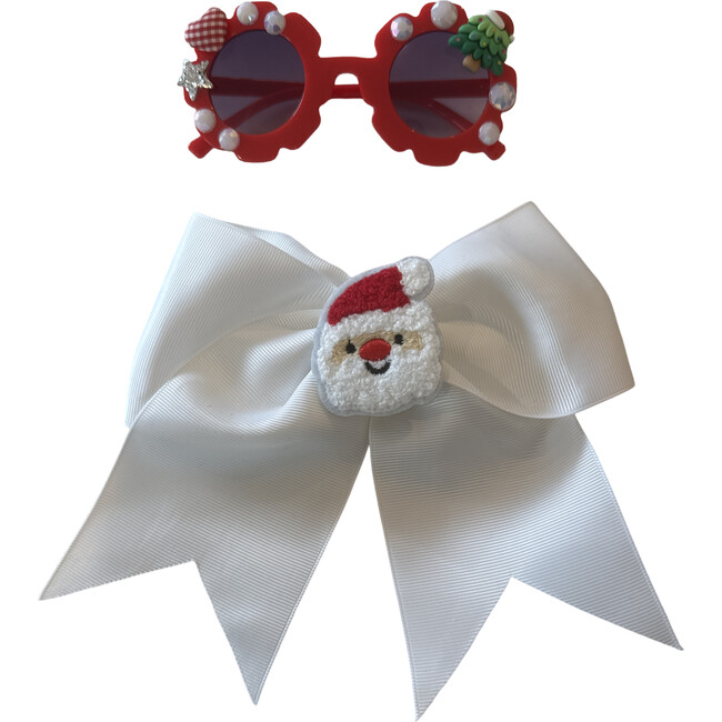 Santa's Christmas Set, Sunnies and Bow