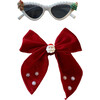 Red Christmas Set, Sunnies and Bow - Mixed Accessories Set - 1 - thumbnail