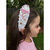 Pink Reindeer Knot Headband, White - Headbands - 3