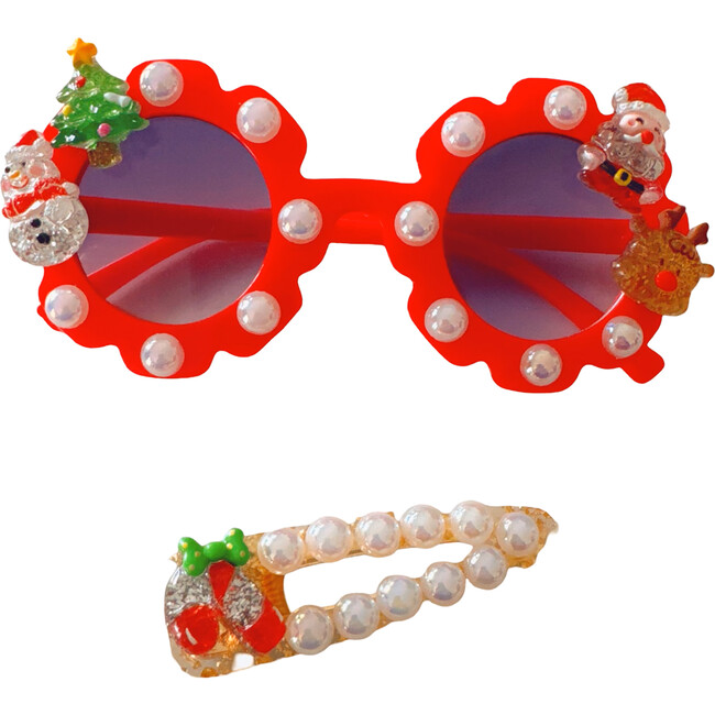 Santa's Happy, Sunnies and Barrette