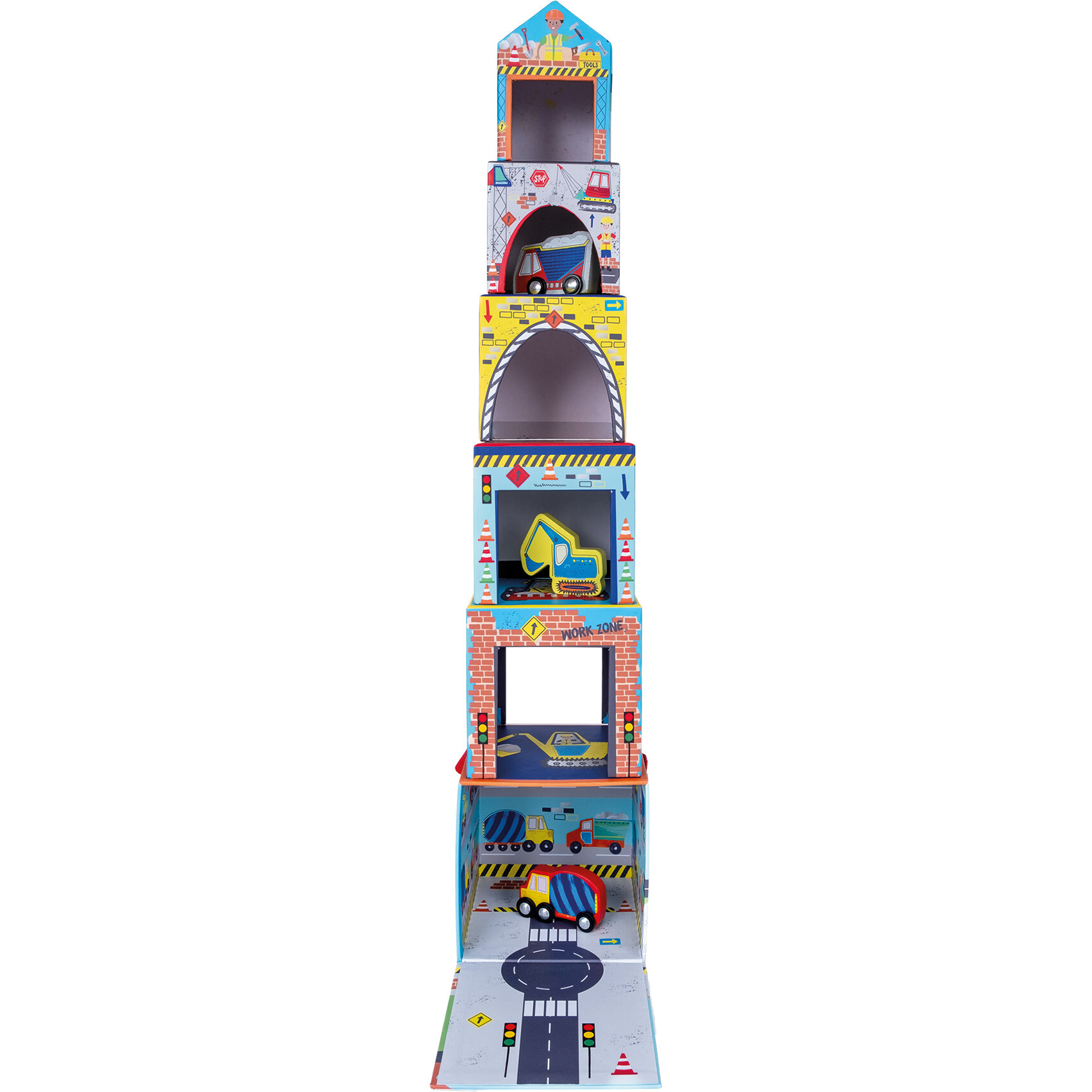 Construction Stacking Cubes - Developmental Toys - 1