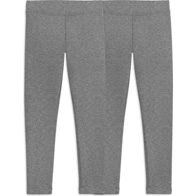 French Terry Cozy Legging 2-Pack, Heather Storm Gray