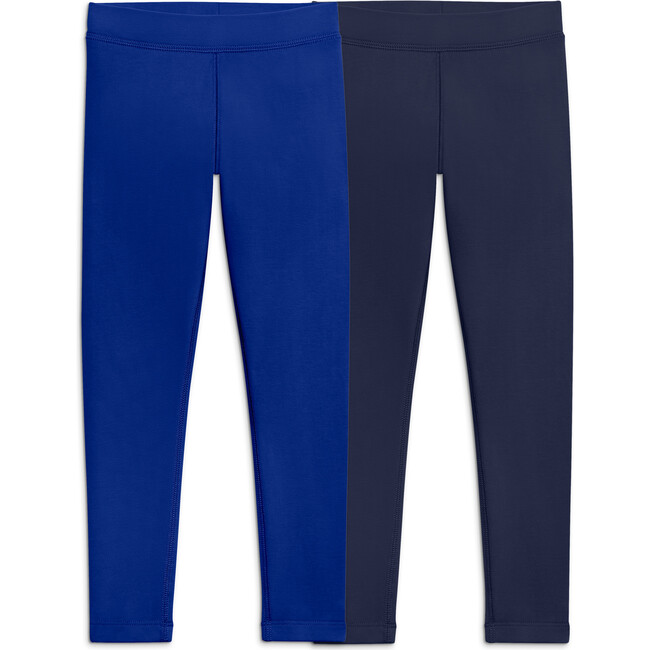 French Terry Cozy Legging 2-Pack, Cobalt Navy