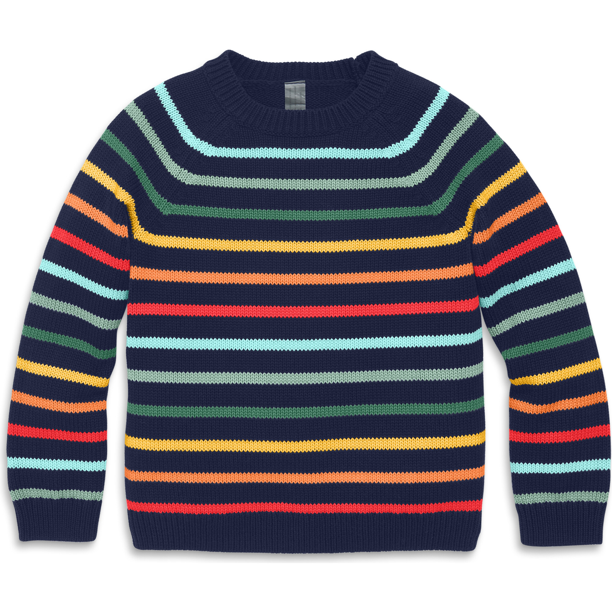 【送料&関税込】Maison KitsunAC Striped Sweater New York & Company Womens Sweater Size S Blue Striped