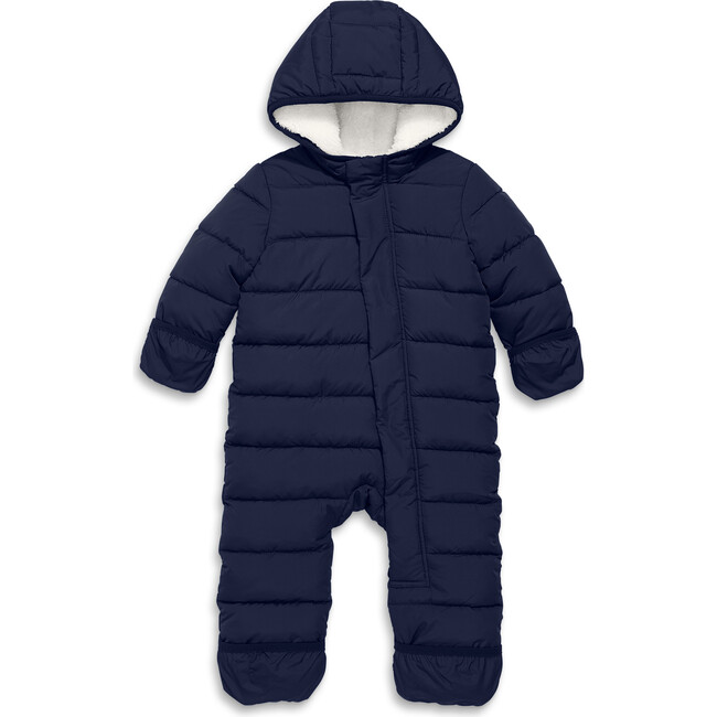 Baby Parka Puffer Suit, Navy