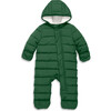 Baby Parka Puffer Suit, Evergreen - Snowsuits - 1 - thumbnail