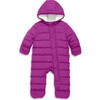 Baby Parka Puffer Suit, Boysenberry - Snowsuits - 1 - thumbnail