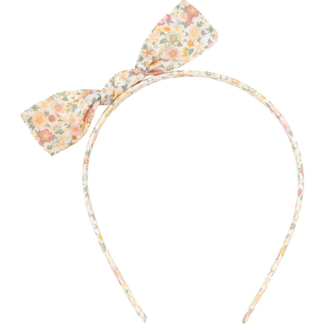 Marigold Floral And Gingham Print Headband, Multicolors (Pack Of 2) - Headbands - 2