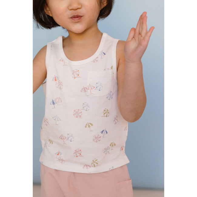 Girls Front Pocket Tank Top, Shade - Tank Tops - 2
