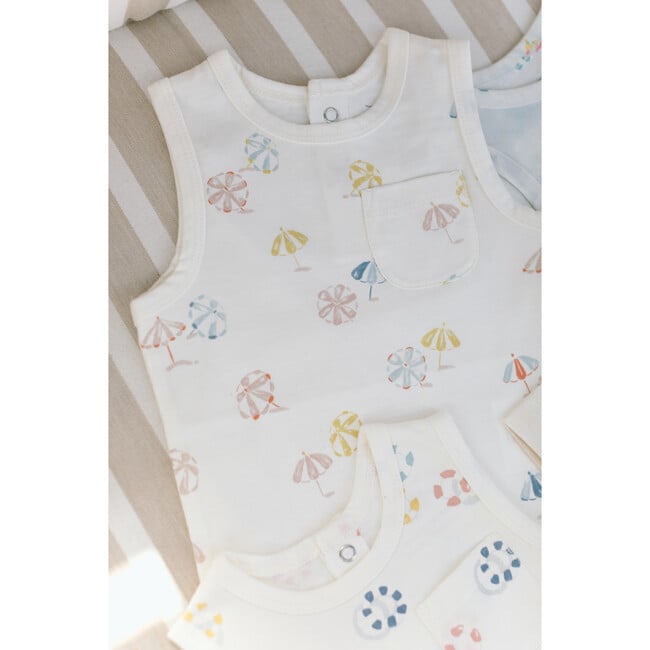 Girls Front Pocket Tank Top, Shade - Tank Tops - 3