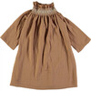 Liza Nightgown, Brown - Nightgowns - 1 - thumbnail