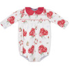 Babys Eleanor Peter Pan Collar Long Sleeve Bubble, Nutcracker Garden - Onesies - 1 - thumbnail