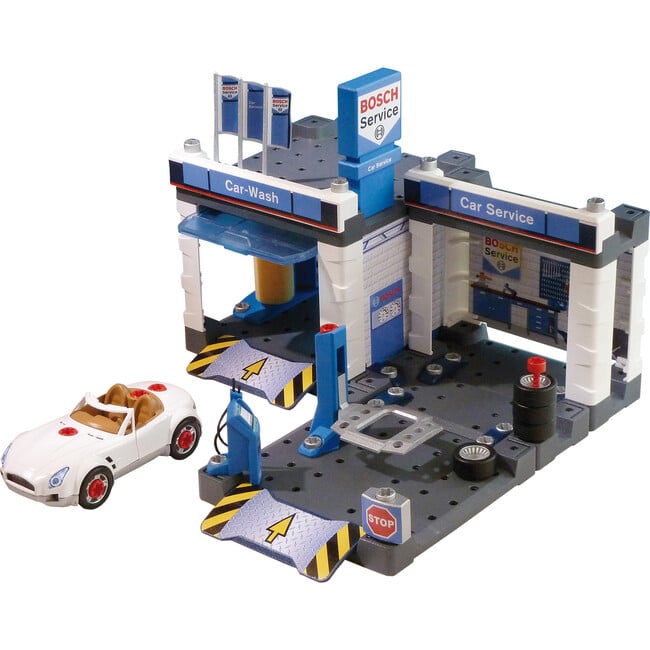 Bosch: Service Car Repair W/ Car Wash Playset