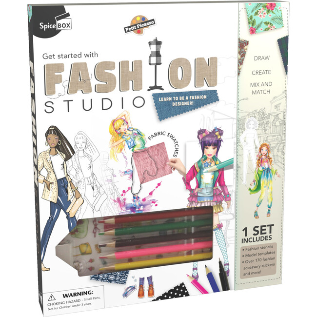 Petit Picasso: Fashion Studio - Learn To Be A Fashion Designer Activity Kit