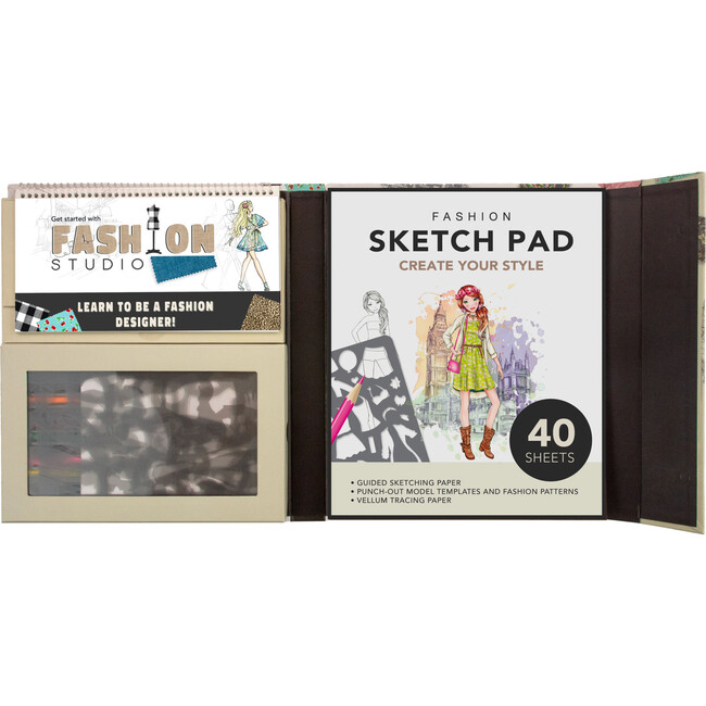 Petit Picasso: Fashion Studio - Learn To Be A Fashion Designer Activity Kit - Arts & Crafts - 2