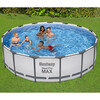 Steel Pro MAX 15' x 48" Prismatic Stone Pool Set - Pool Accessories - 2