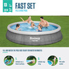 Fast Set PVC 13'  Round Inflatable Pool Set with Filter Pump & Repair Patch - Pool Accessories - 5