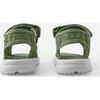 Toddlers Bungee Lightweight 2-Velcro Strap Sandals, Greyish Green - Sandals - 5