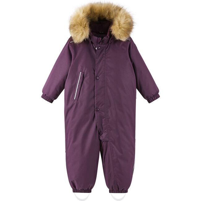 Gotland Reimatec Waterproof Hooded Winter Overall Snowsuit, Deep Purple