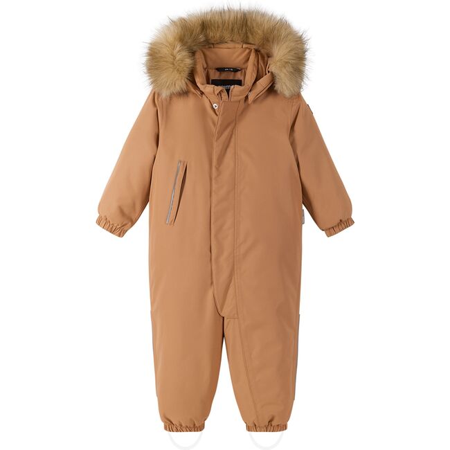 Gotland Reimatec Waterproof Hooded Winter Overall Snowsuit, Peanut Brown