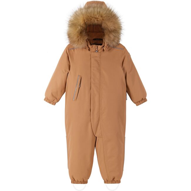 Gotland Reimatec Waterproof Hooded Winter Overall Snowsuit, Peanut Brown - Snowsuits - 3