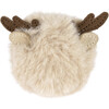 Ploto Soft Faux Fur Reindeer Hairclip, Light Beige - Hair Accessories - 1 - thumbnail