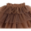 Mirre Layered Elastic Waistband Skirt, Clay - Skirts - 3