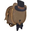 Matsi Bear Classic Leather Adjustable Strap Zipper Backpack, Cognac - Backpacks - 3