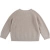 Garie Knit Crew Neck Long Sleeve Sweater, Soft Sand - Sweaters - 3