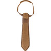 Arnold Curly Faux Fur Elastic Band Tie, Light Maple - Bowties & Ties - 1 - thumbnail