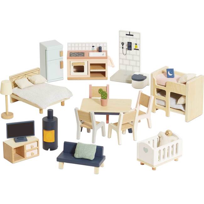 Complete Dolls House Furniture Set