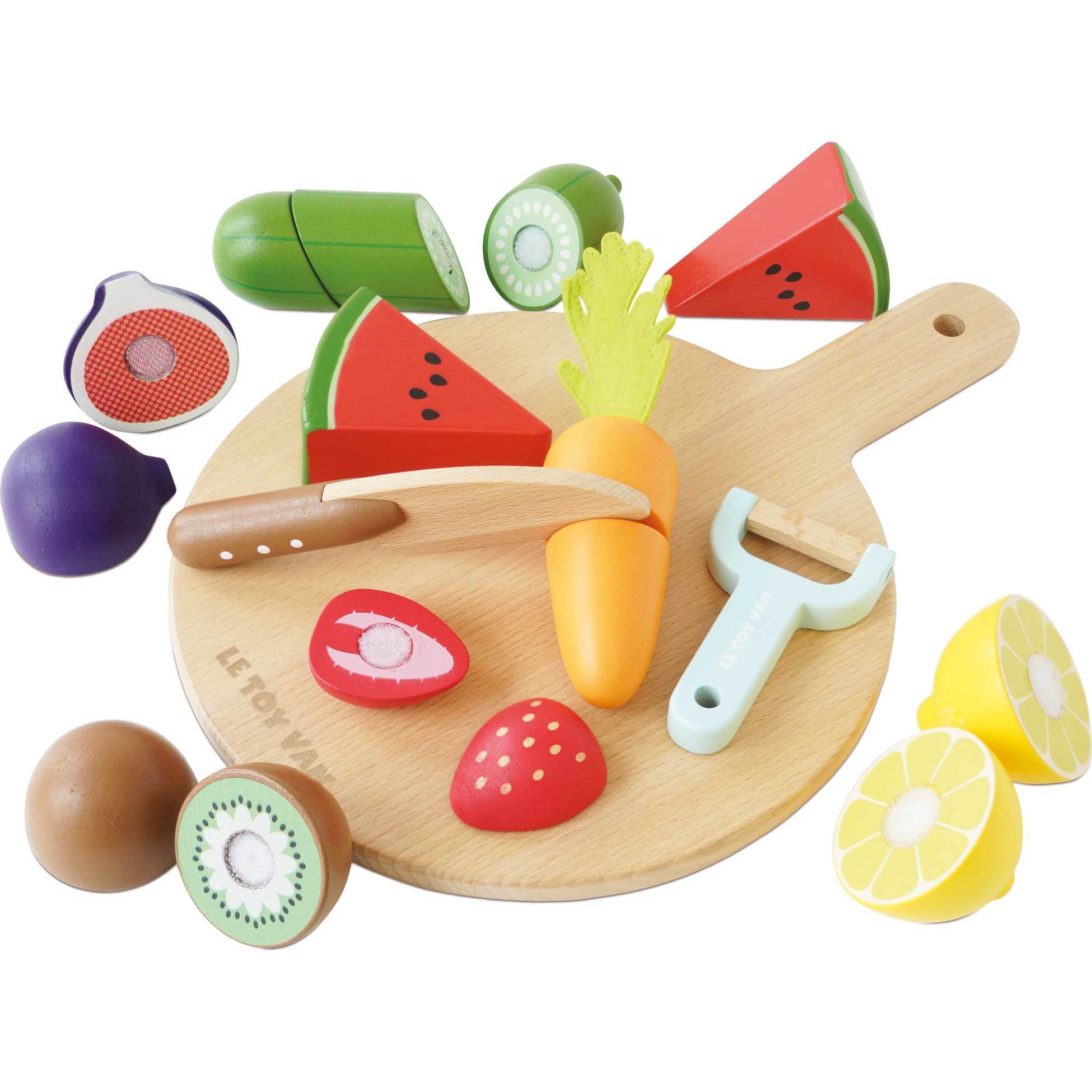 Chopping Board with Super Food - Play Food - 1