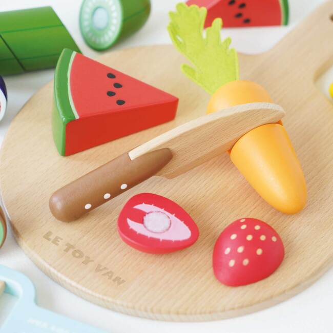 Chopping Board with Super Food - Play Food - 2