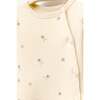 Star Print Babygrow & Hat, Cream - Footie Pajamas - 3