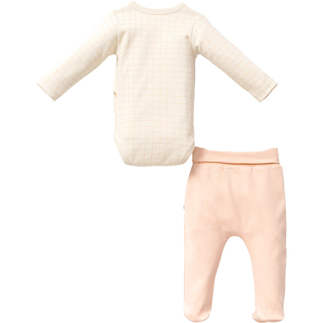 Rainbow Bodysuit Outfit, Peach - Mixed Apparel Set - 2