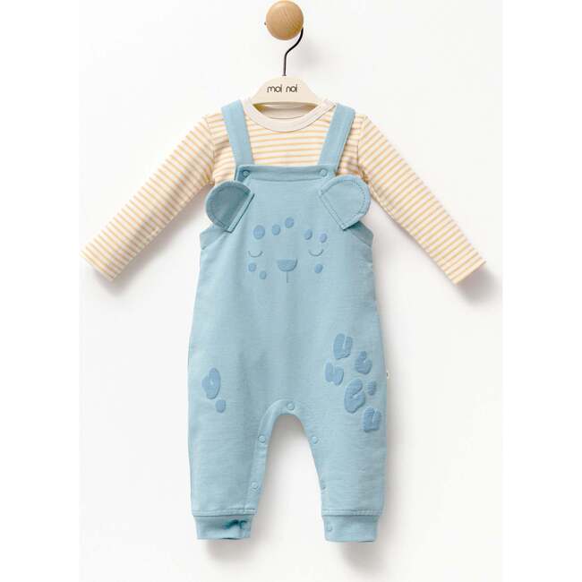 Tigers Overalls Outfit, Blue - Mixed Apparel Set - 4