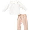 Fox Graphic Outfit, White - Mixed Apparel Set - 2