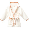 Giraffe Graphic Bathrobe, Ivory - Bathrobes - 1 - thumbnail