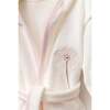 Flower Graphic Bathrobe, Ivory - Bathrobes - 2