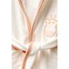 Giraffe Graphic Bathrobe, Ivory - Bathrobes - 2