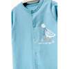 Goose Graphic Babygrow & Hat, Blue - Footie Pajamas - 3