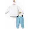 Winter Goose Graphic Outfit, White - Mixed Apparel Set - 5