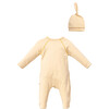 Animal Graphic Babygrow & Hat, Yellow - Footie Pajamas - 2