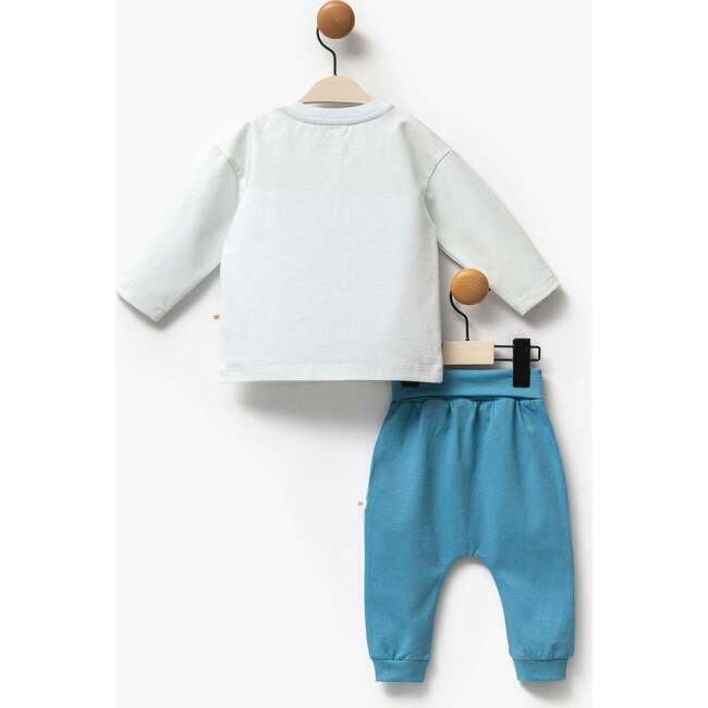 Croc Graphic Outfit, White - Mixed Apparel Set - 5